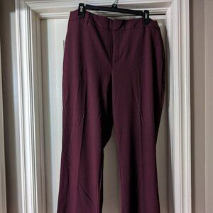 3/$23 Nine West Barely Bootcut Plum Dress Pants